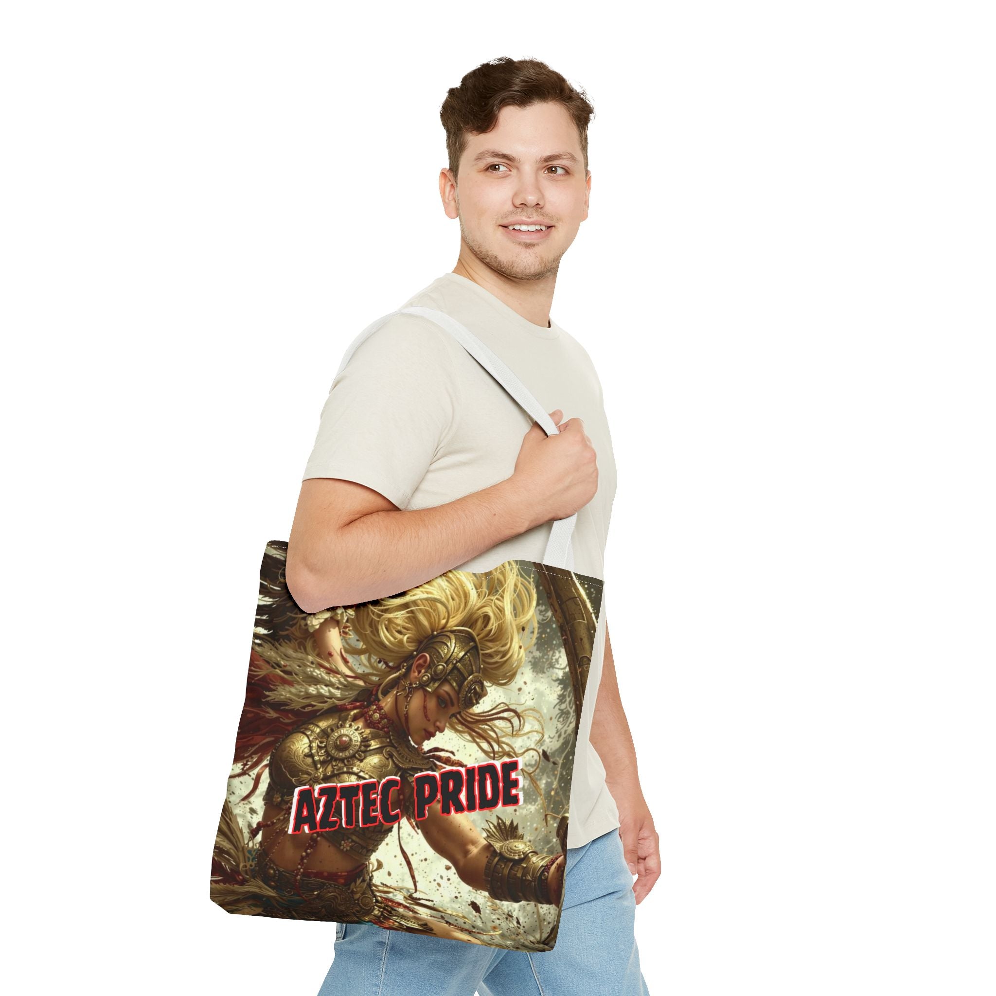 Aztec Iron Queen Tote Bag – Aztec-Inspired Reusable Shopping Bag | GringoArte