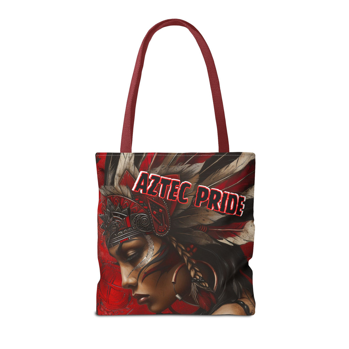 Aztec Sun Goddess Tote Bag – Aztec-Inspired Reusable Shopping Bag | GringoArte