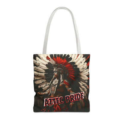 Aztec Fierce Warrior Tote Bag – Aztec-Inspired Reusable Shopping Bag | GringoArte