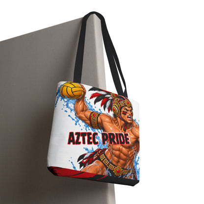 Aztec Water Polo Savage Warrior Tote Bag