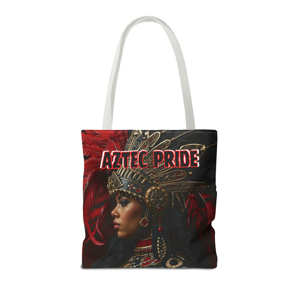 Aztec Lioness Queen Tote Bag – Aztec-Inspired Reusable Shopping Bag | GringoArte