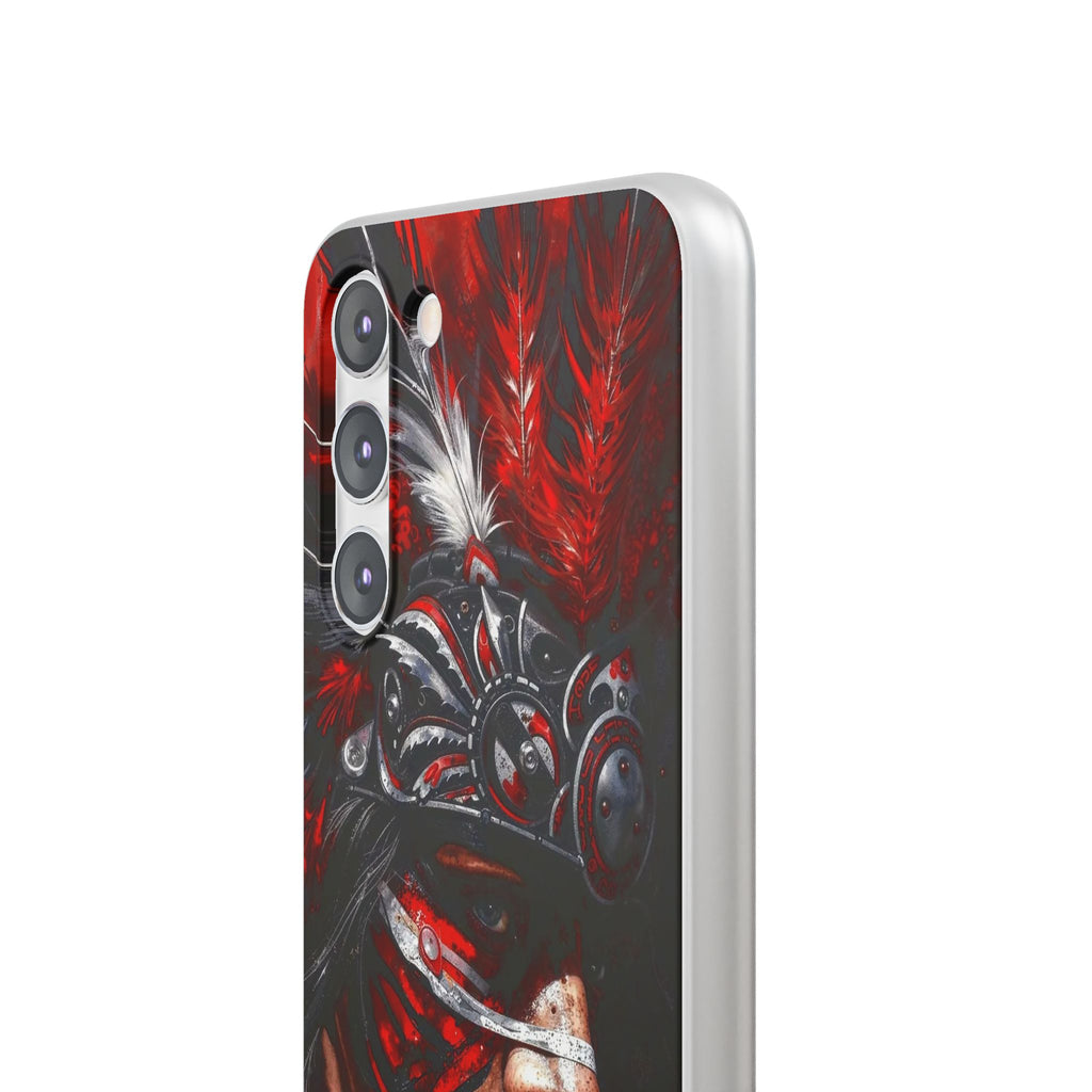 Aztec King of Kings – Flexi Phone Case (iPhone & Samsung • Clear TPU • Made in USA • Personalized Option)