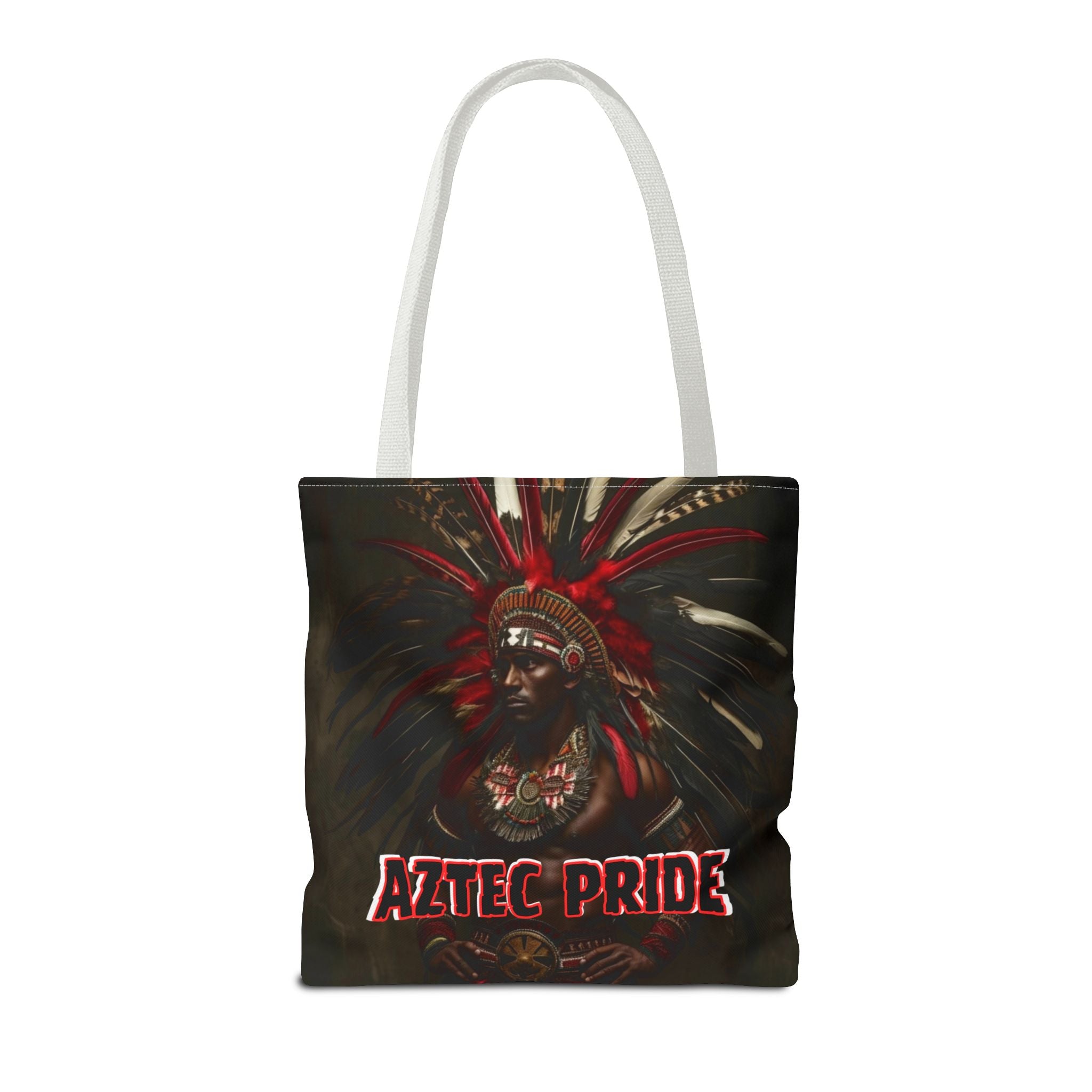 Aztec Panther Warrior Tote Bag – Aztec-Inspired Reusable Shopping Bag | GringoArte