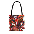 Aztec Football RB Warrior Tote Bag | Aztec-Inspired AI Art • Made & Shipped in the USA • 🚚 FREE USA Shipping • FREE Personalization