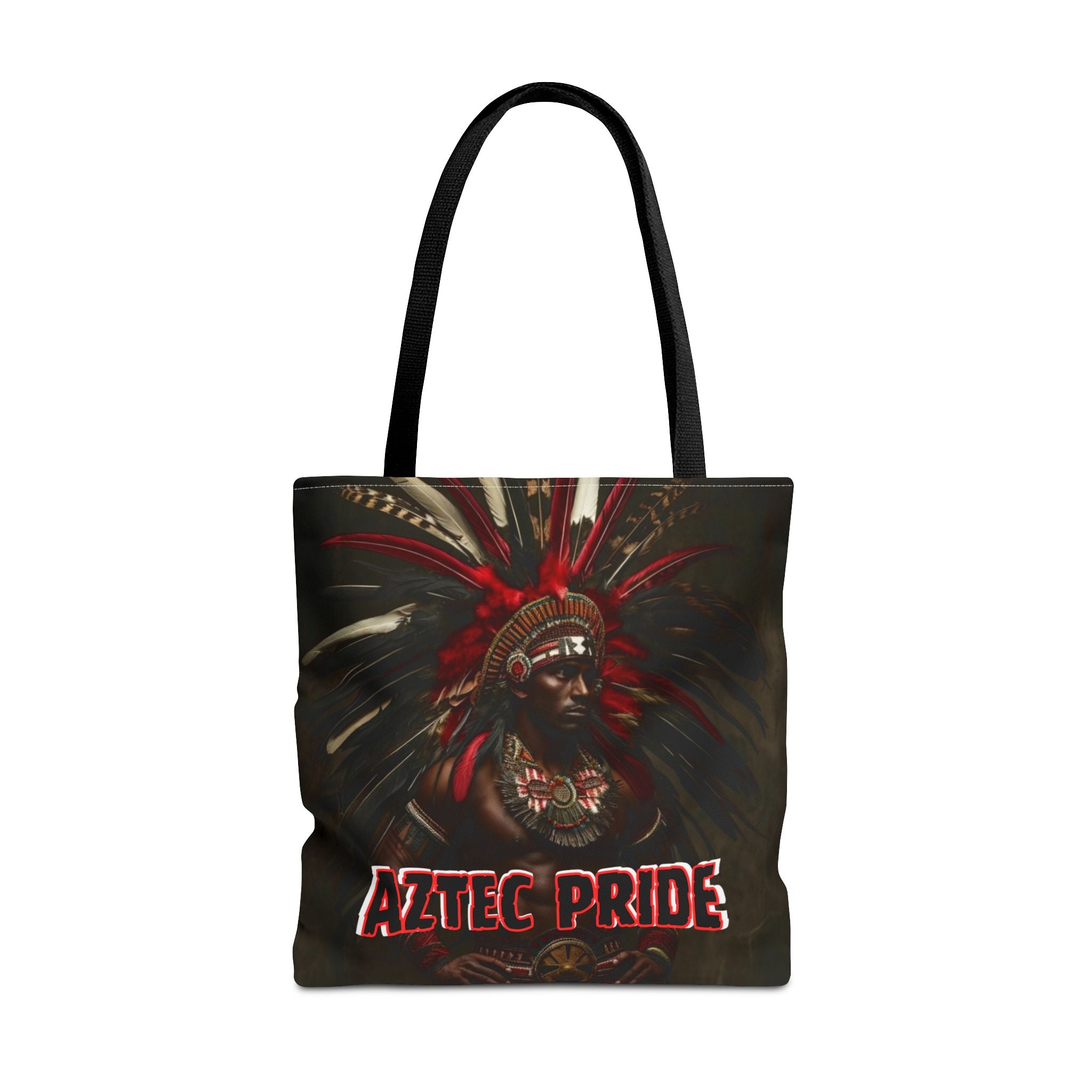 Aztec Panther Warrior Tote Bag – Aztec-Inspired Reusable Shopping Bag | GringoArte
