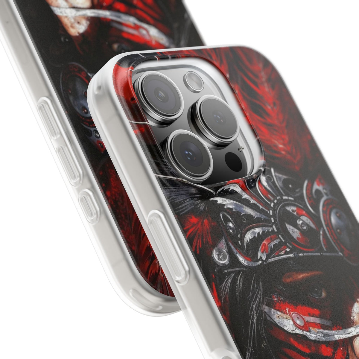 Aztec King of Kings – Flexi Phone Case (iPhone & Samsung • Clear TPU • Made in USA • Personalized Option)