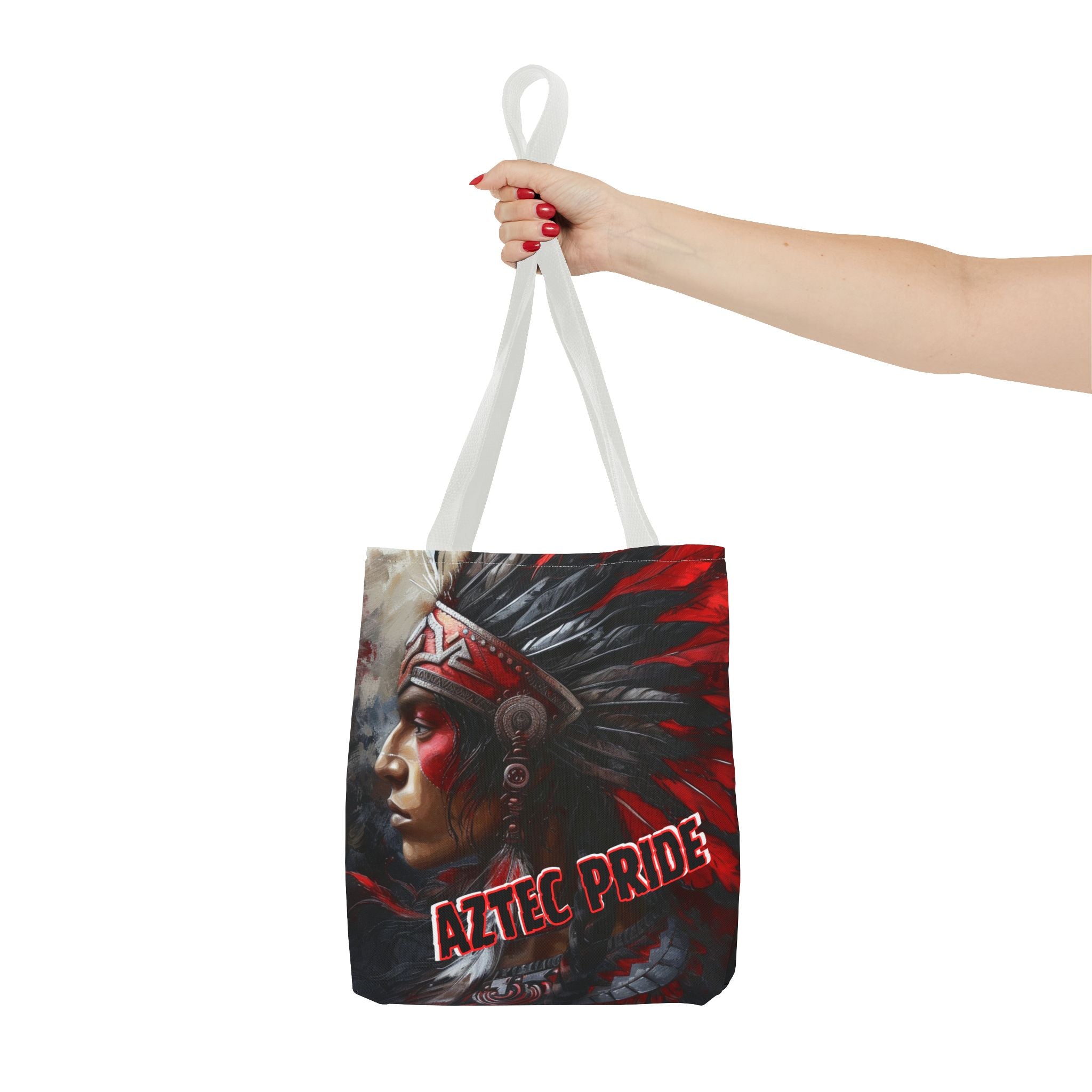Aztec Silent Warrior Tote Bag – Aztec-Inspired Reusable Shopping Bag | GringoArte