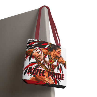 Aztec Rugby Savage Female Warrior Tote Bag