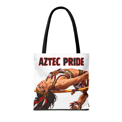 Aztec High Jump Savage Warrior Tote Bag