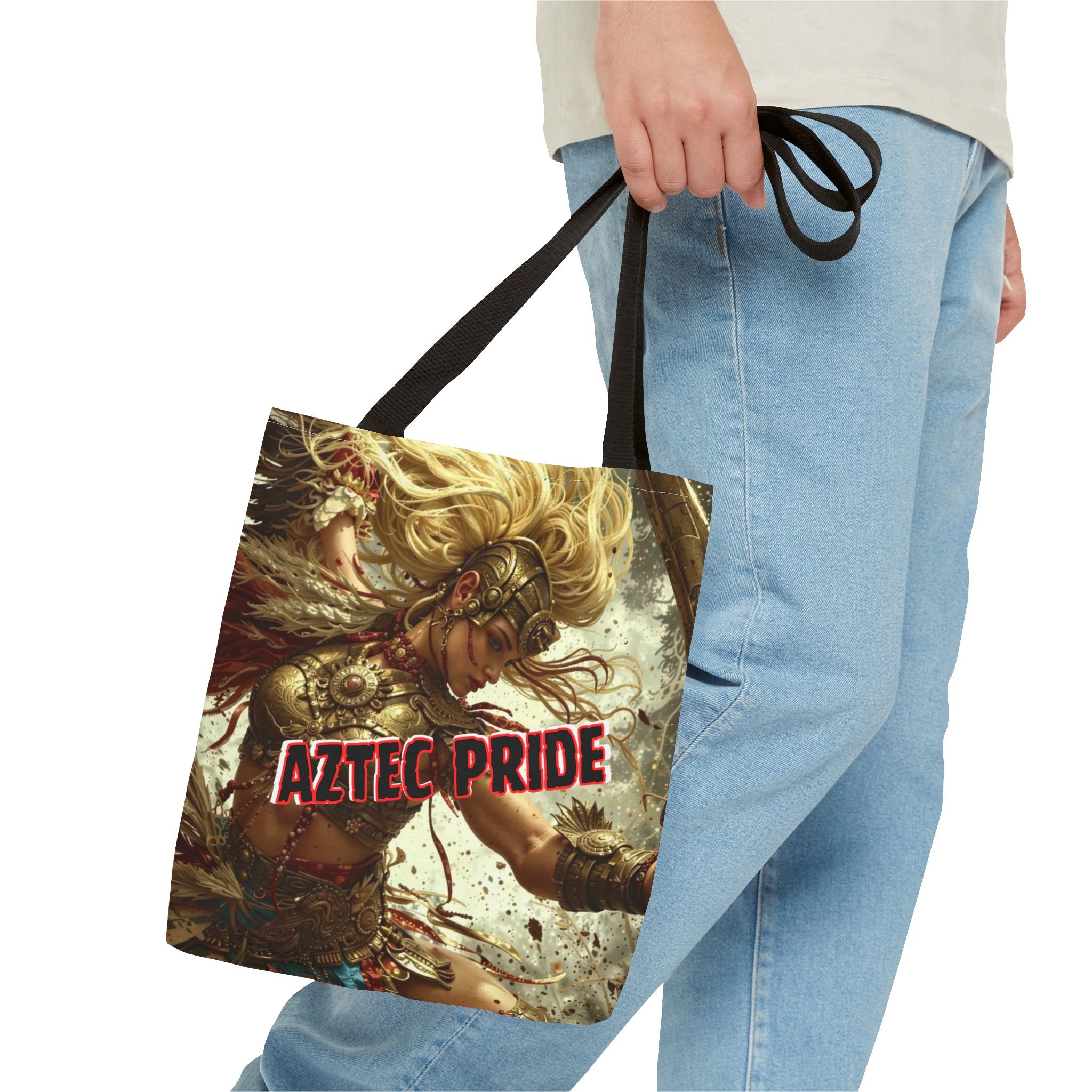 Aztec Iron Queen Tote Bag – Aztec-Inspired Reusable Shopping Bag | GringoArte