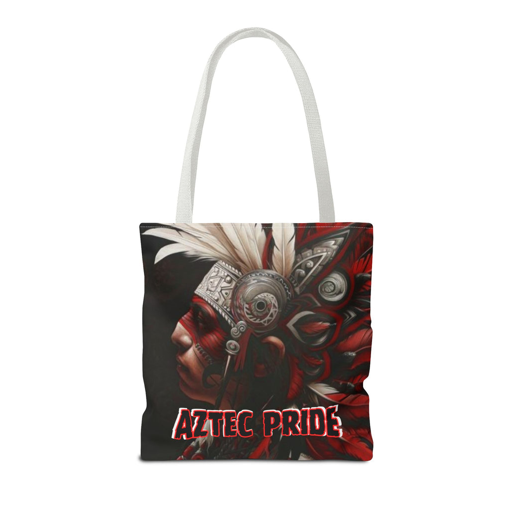 Aztec Warrior King Tote Bag – Aztec-Inspired Reusable Shopping Bag | GringoArte