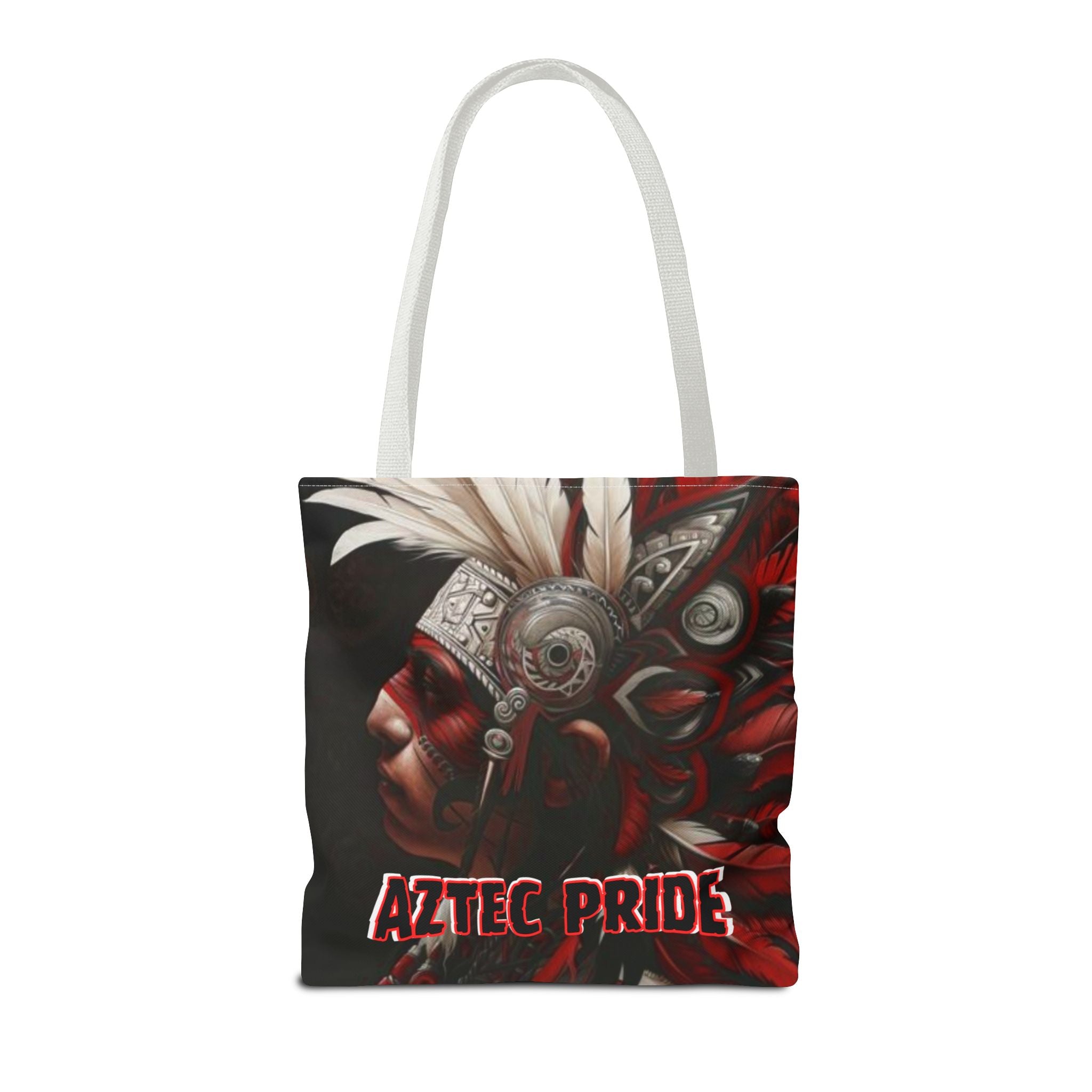 Aztec Warrior King Tote Bag – Aztec-Inspired Reusable Shopping Bag | GringoArte