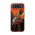 Aztec Band Warrior – Flexi Phone Case (iPhone & Samsung • Clear TPU • Made & Shipped in the USA • 🚚 FREE USA Shipping • Personalized Option)