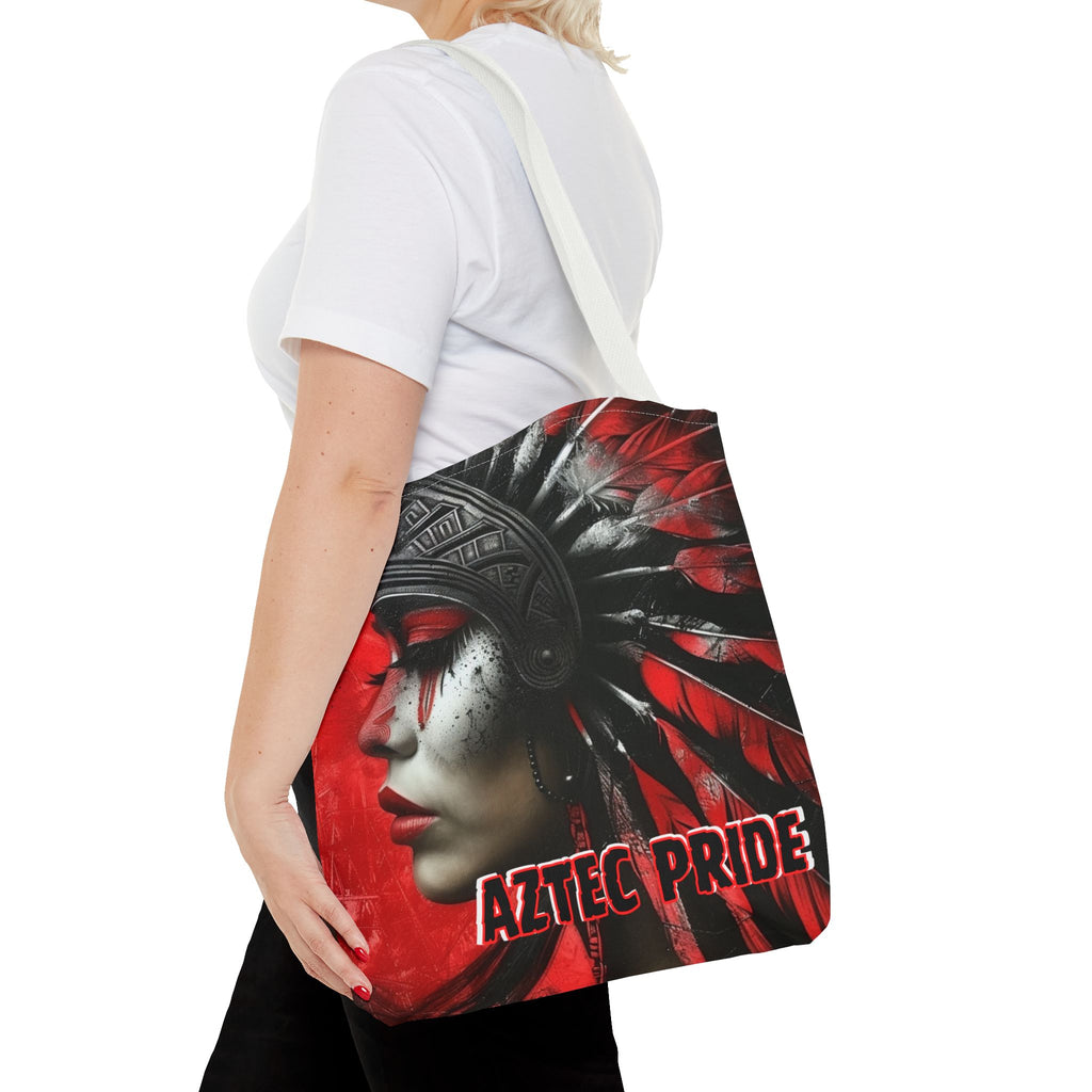 Aztec Fearless Goddess Tote Bag – Aztec-Inspired Reusable Shopping Bag | GringoArte