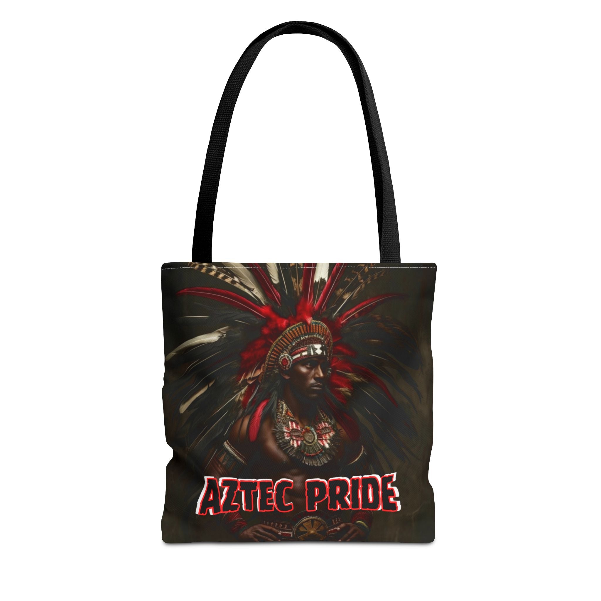 Aztec Panther Warrior Tote Bag – Aztec-Inspired Reusable Shopping Bag | GringoArte