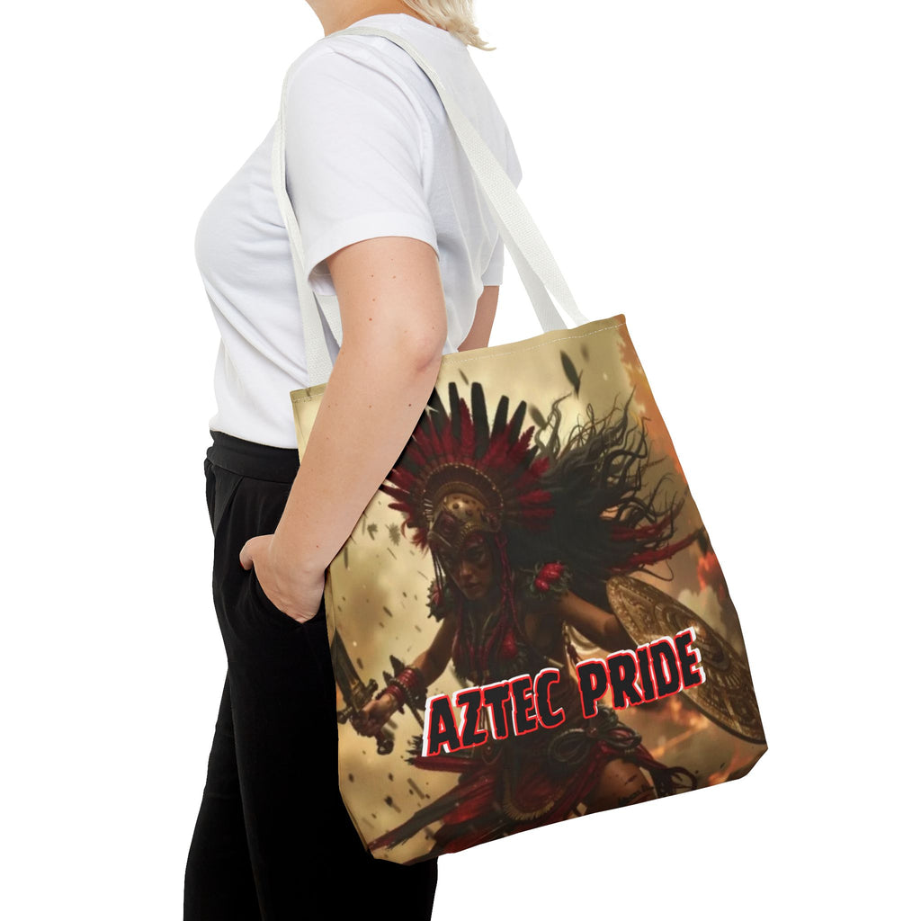 Aztec Bloodwar Queen Tote Bag – Aztec-Inspired Reusable Shopping Bag | GringoArte