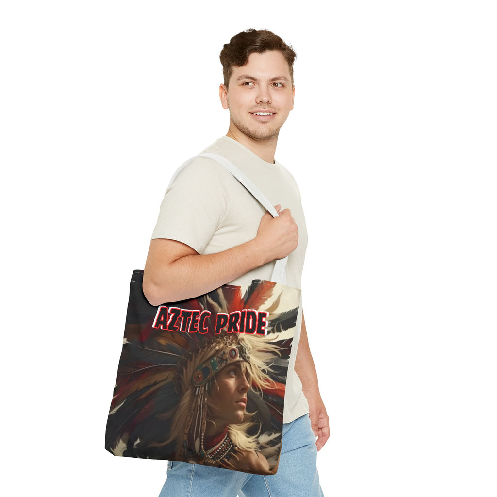 Aztec Sky Prince Tote Bag – Aztec-Inspired Reusable Shopping Bag | GringoArte