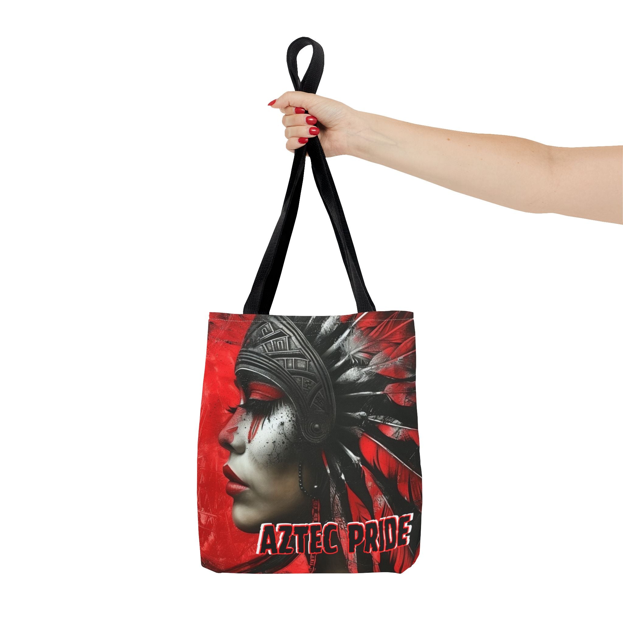 Aztec Fearless Goddess Tote Bag – Aztec-Inspired Reusable Shopping Bag | GringoArte