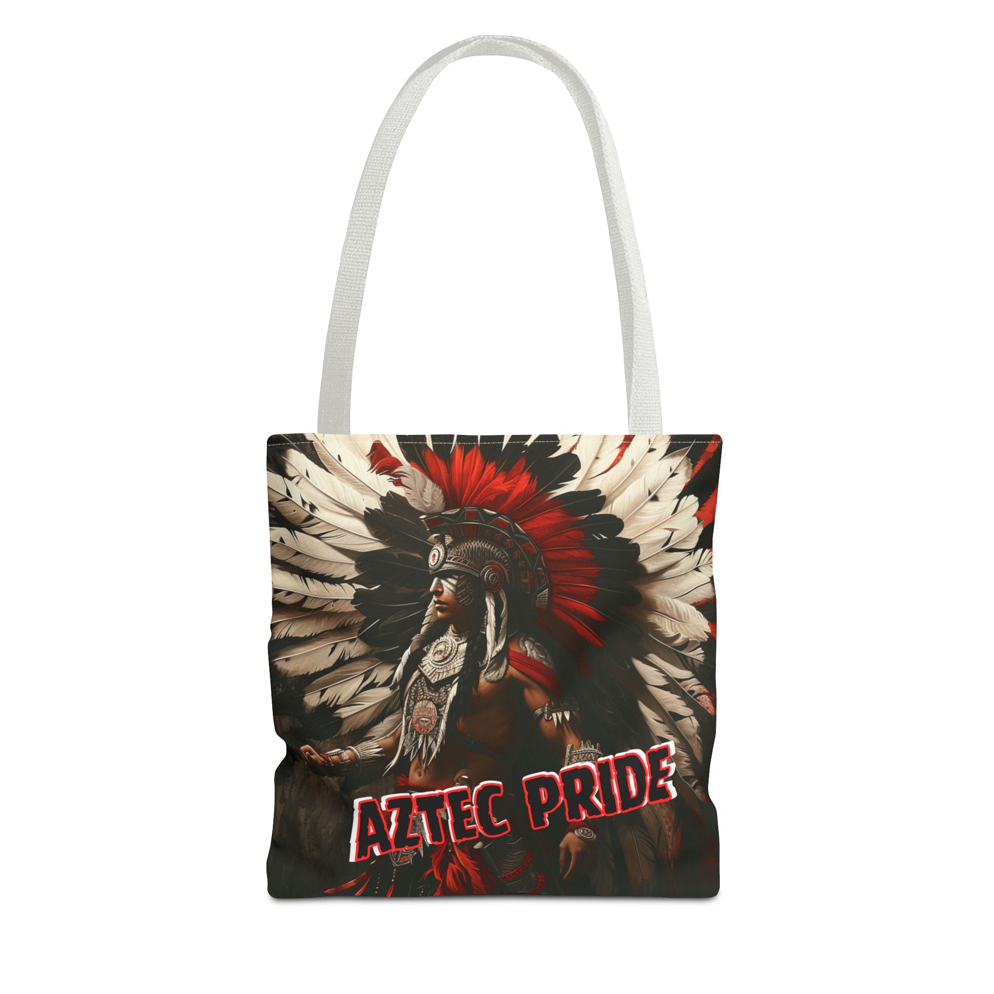 Aztec Fierce Warrior Tote Bag – Aztec-Inspired Reusable Shopping Bag | GringoArte