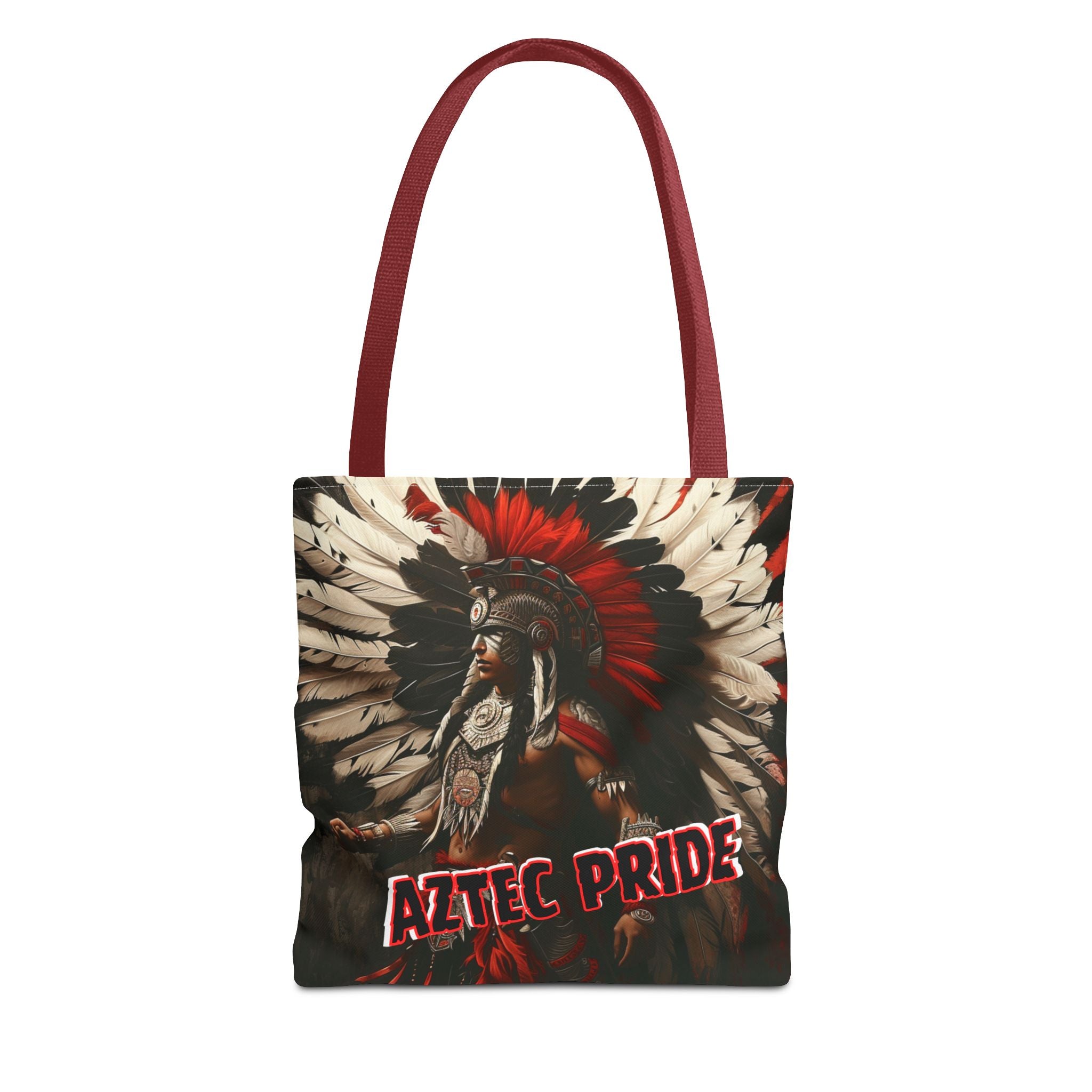 Aztec Fierce Warrior Tote Bag – Aztec-Inspired Reusable Shopping Bag | GringoArte