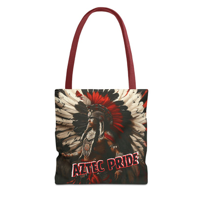 Aztec Fierce Warrior Tote Bag – Aztec-Inspired Reusable Shopping Bag | GringoArte