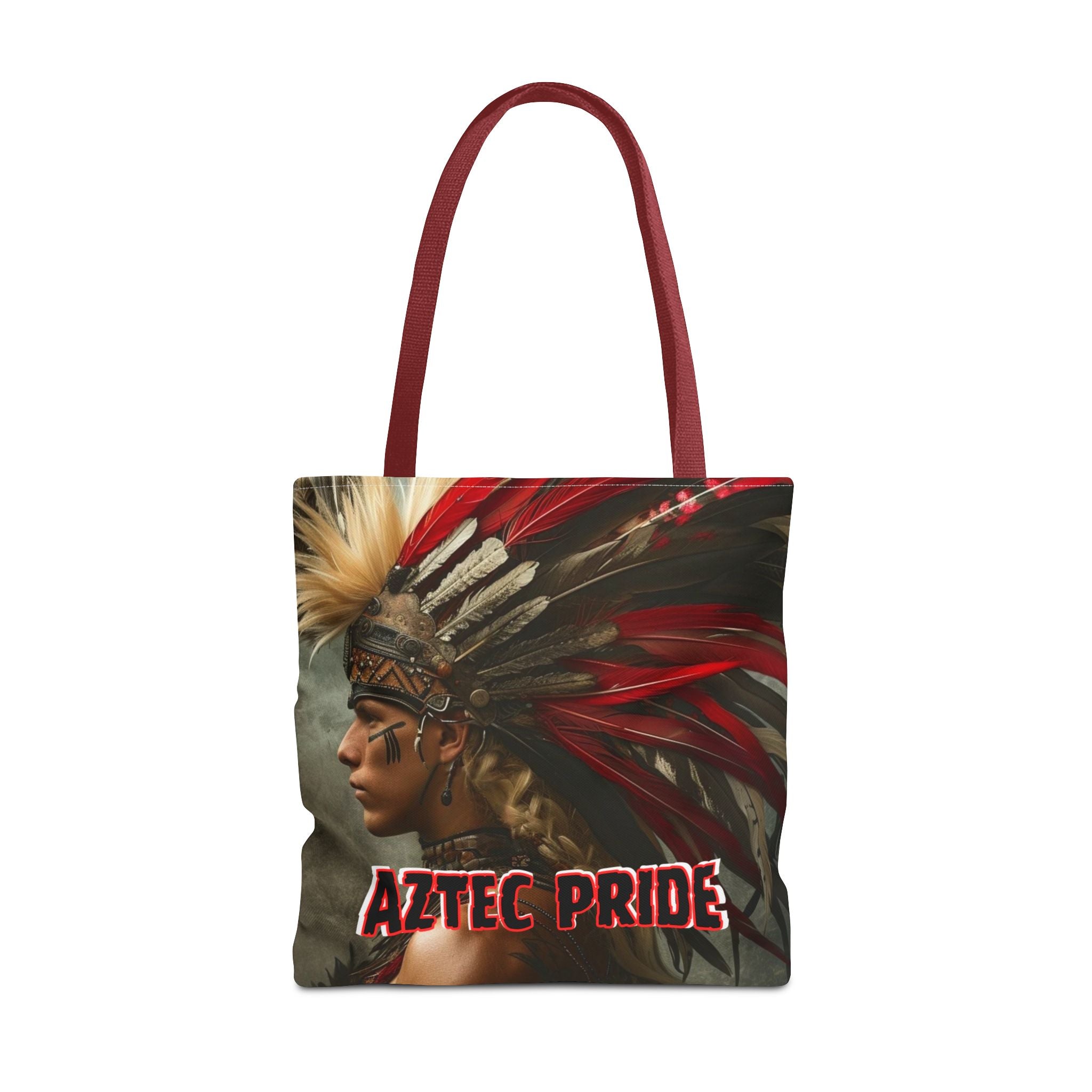 Aztec Storm Warrior Tote Bag – Aztec-Inspired Reusable Shopping Bag | GringoArte