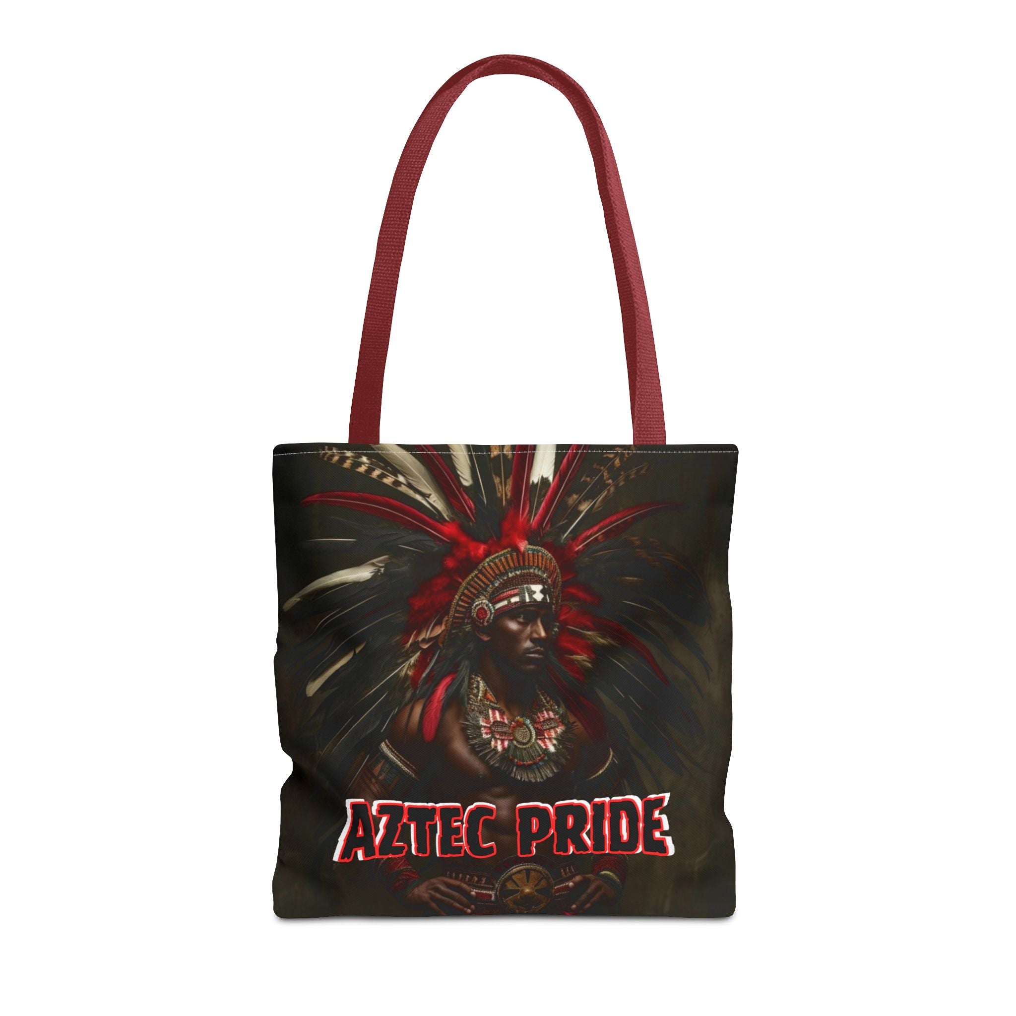 Aztec Panther Warrior Tote Bag – Aztec-Inspired Reusable Shopping Bag | GringoArte