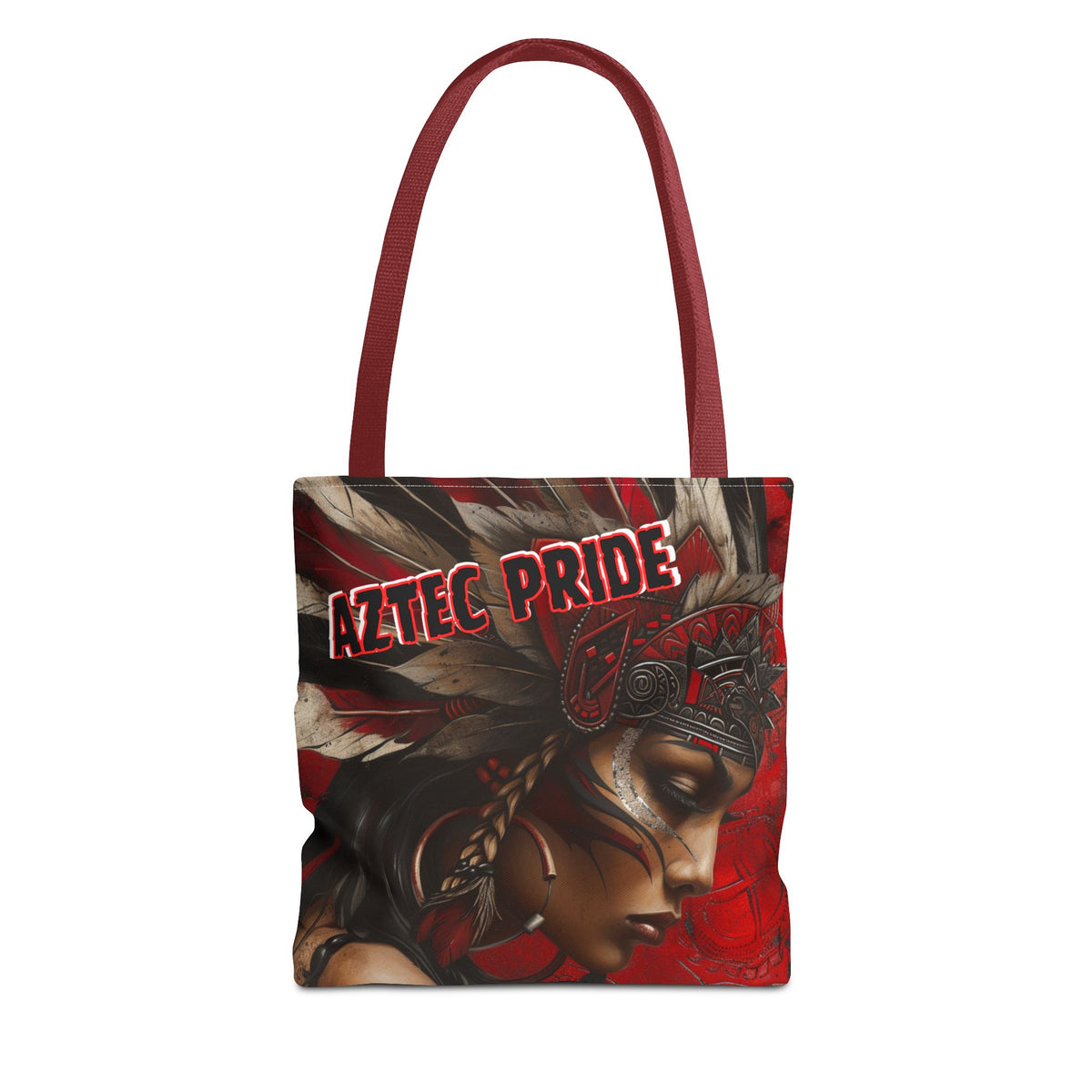 Aztec Sun Goddess Tote Bag – Aztec-Inspired Reusable Shopping Bag | GringoArte