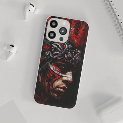 Aztec King of Kings – Flexi Phone Case (iPhone & Samsung • Clear TPU • Made in USA • Personalized Option)
