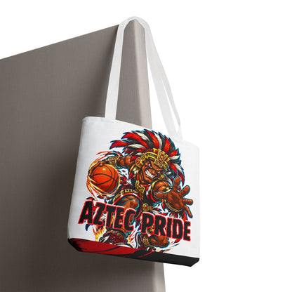 Aztec Basketball Savage Warrior Tote Bag