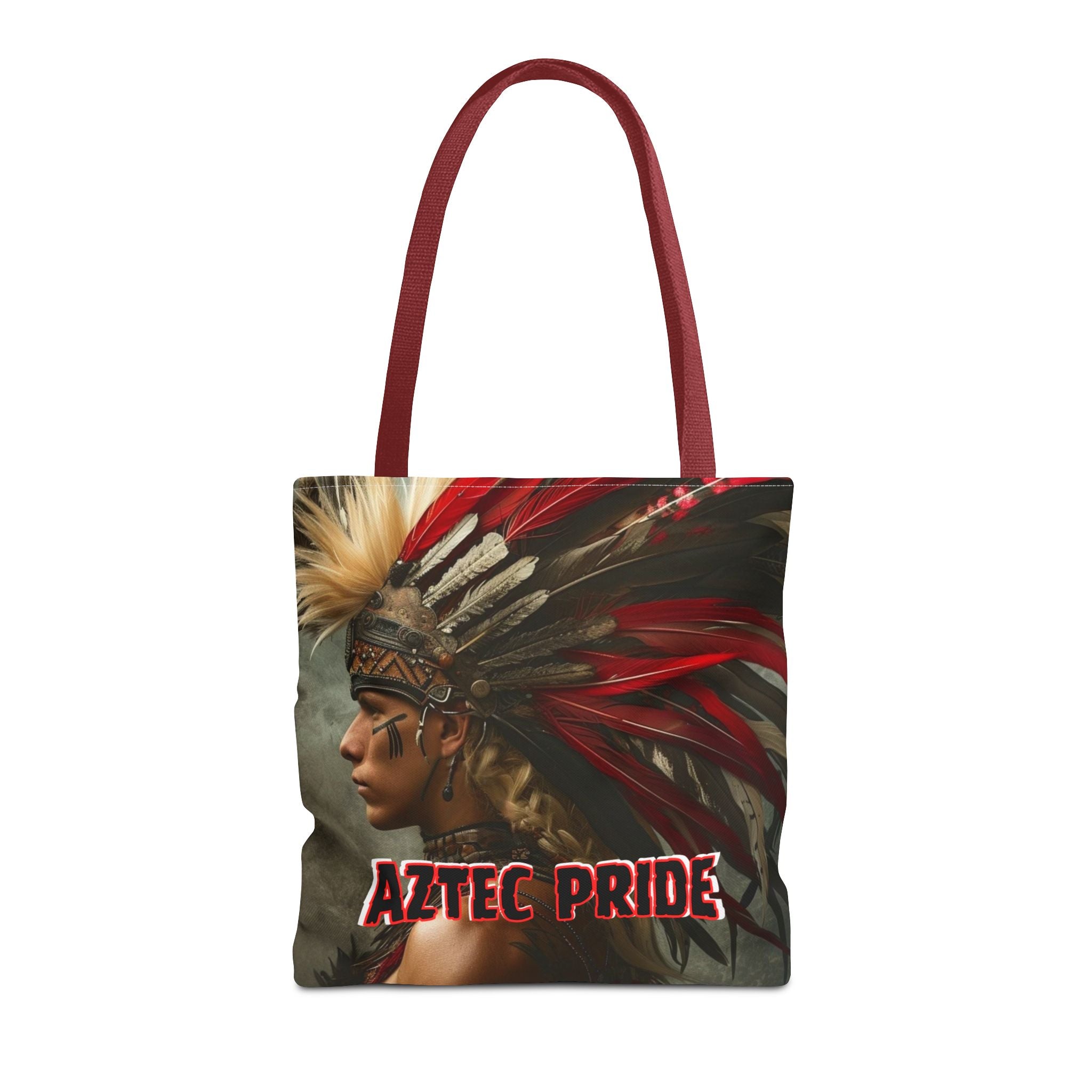 Aztec Storm Warrior Tote Bag – Aztec-Inspired Reusable Shopping Bag | GringoArte