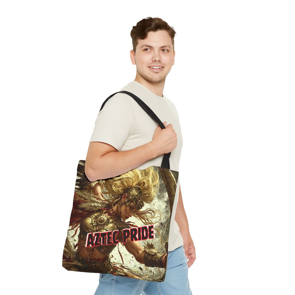 Aztec Iron Queen Tote Bag – Aztec-Inspired Reusable Shopping Bag | GringoArte