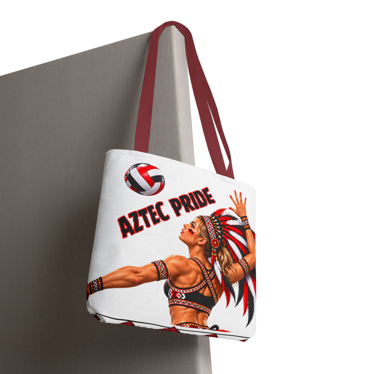 Aztec Volleyball Warrior Tote Bag