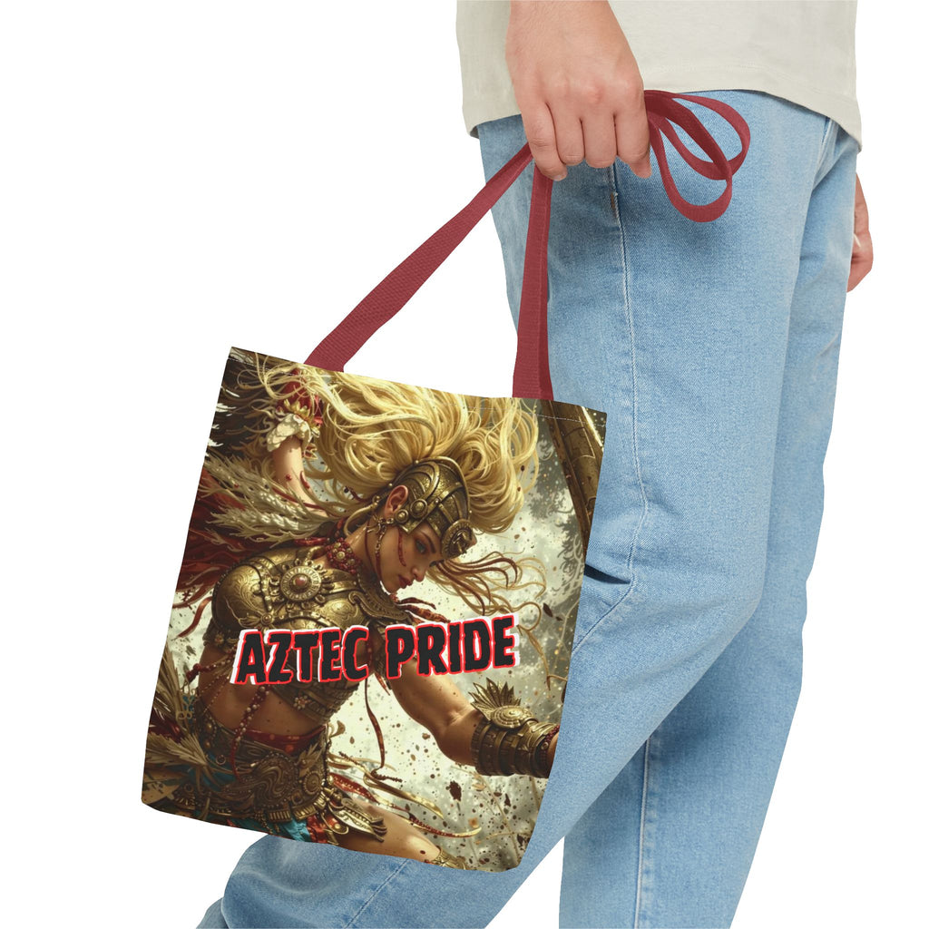 Aztec Iron Queen Tote Bag – Aztec-Inspired Reusable Shopping Bag | GringoArte