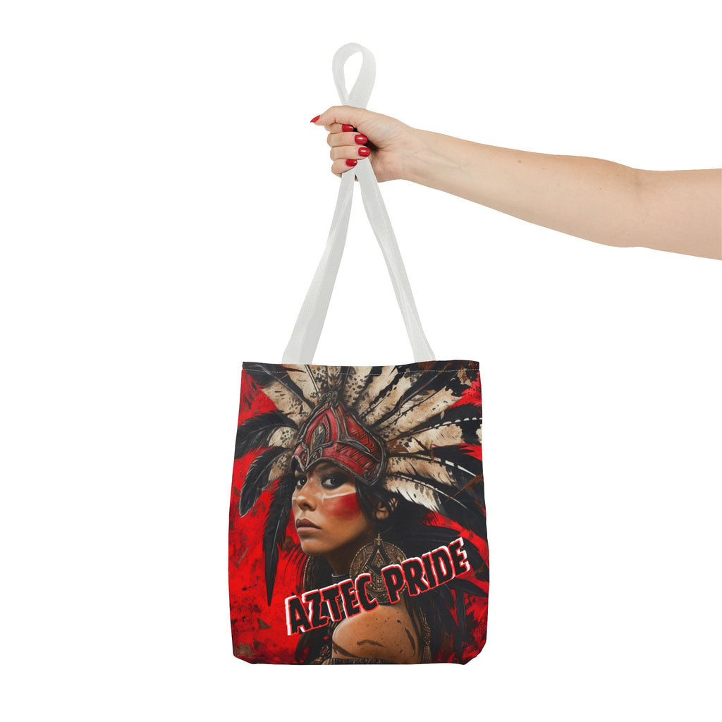Aztec Moon Goddess Tote Bag – Aztec-Inspired Reusable Shopping Bag | GringoArte