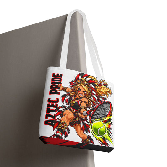 Aztec Tennis Savage Female Warrior Tote Bag