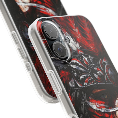 Aztec King of Kings – Flexi Phone Case (iPhone & Samsung • Clear TPU • Made in USA • Personalized Option)