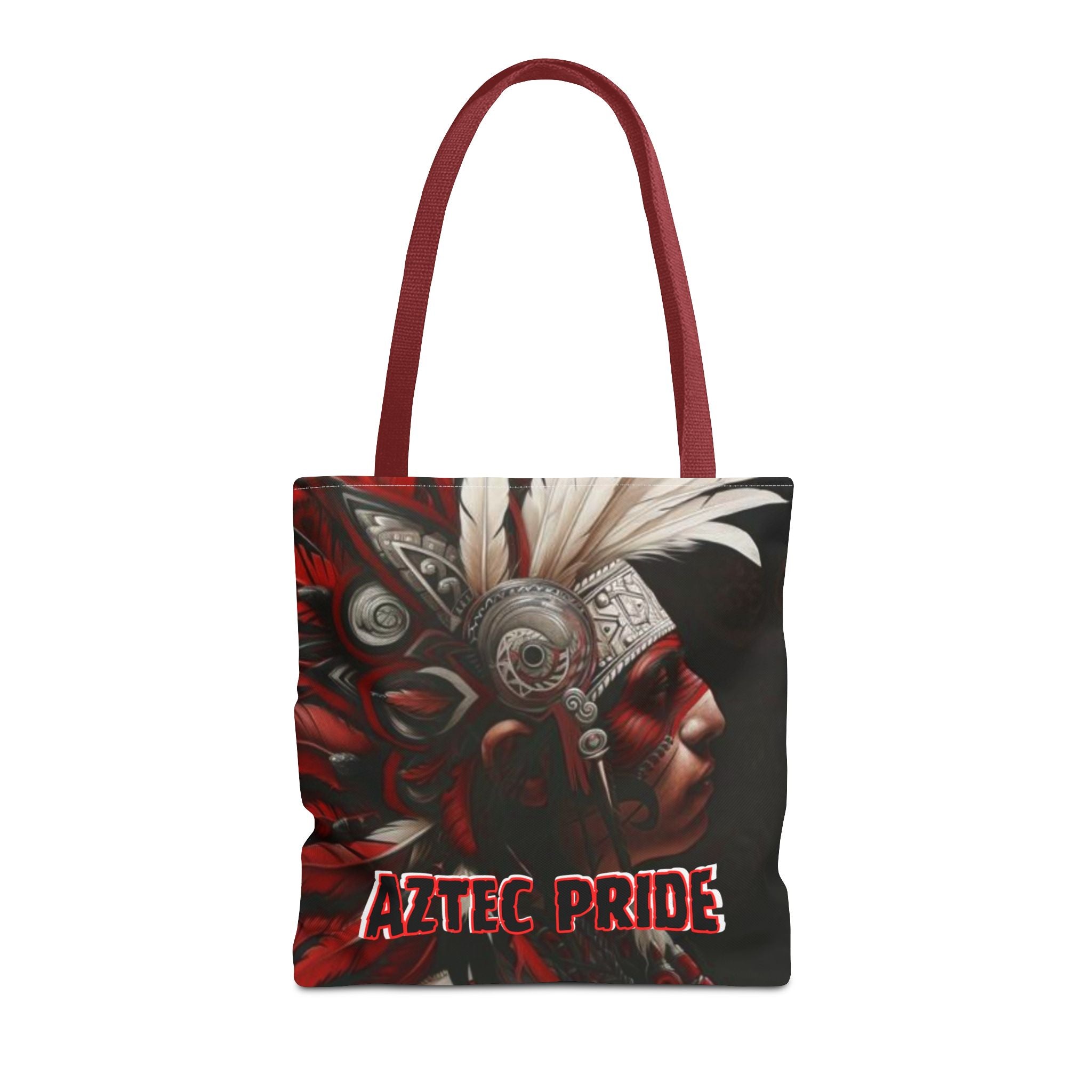 Aztec Warrior King Tote Bag – Aztec-Inspired Reusable Shopping Bag | GringoArte