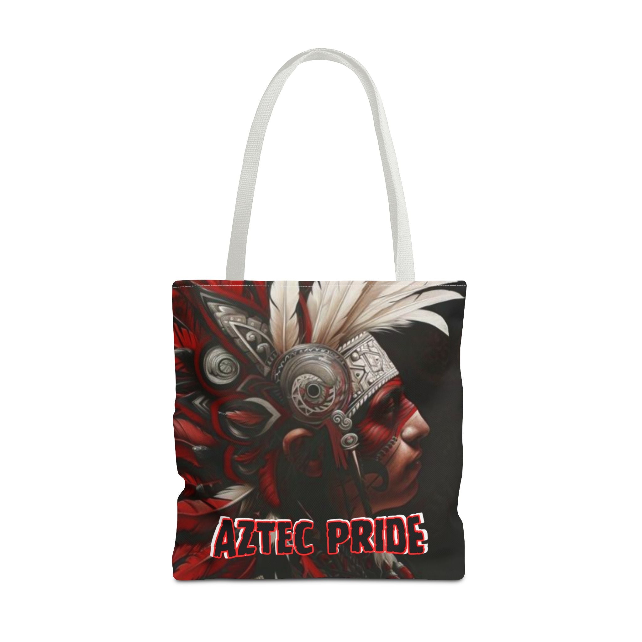 Aztec Warrior King Tote Bag – Aztec-Inspired Reusable Shopping Bag | GringoArte