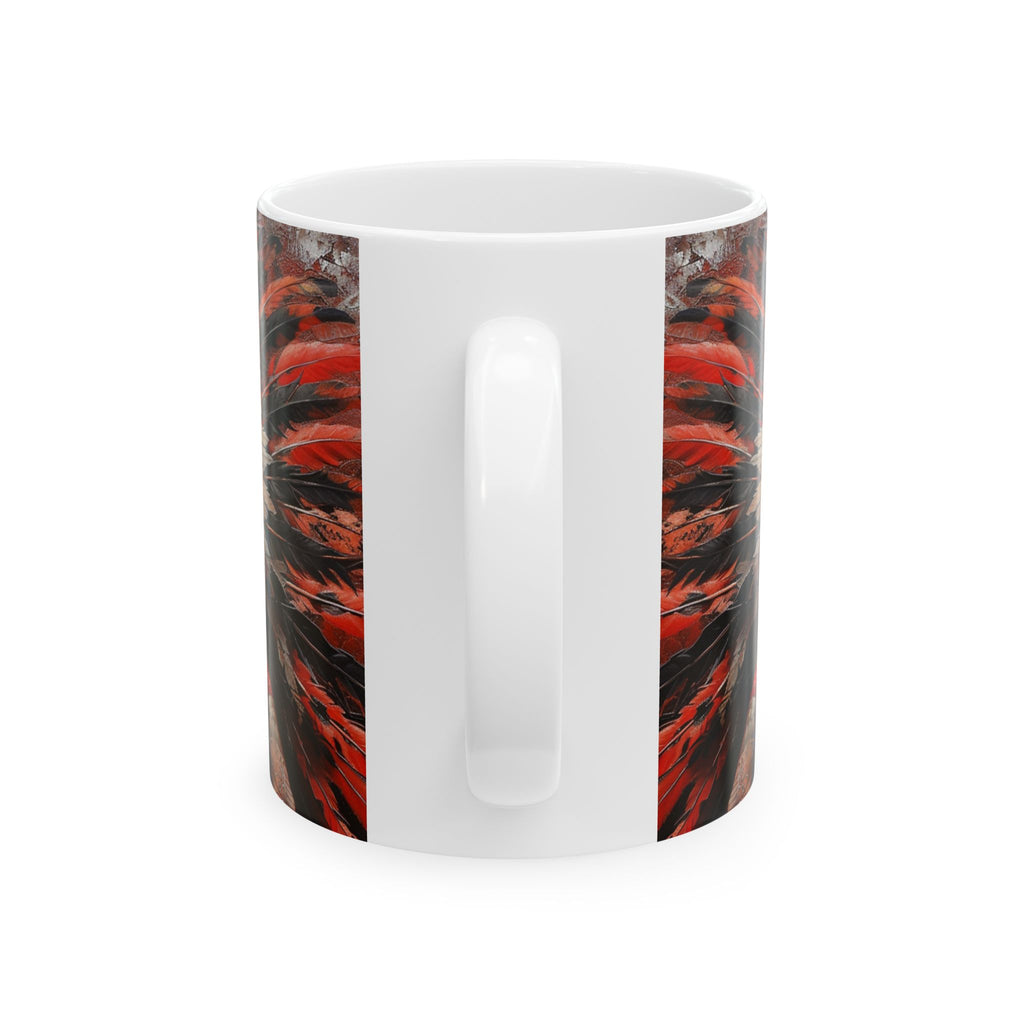 Aztec Noble Warrior – Ceramic Mug (11oz, 15oz • Dishwasher & Microwave Safe • Made in USA • Personalized Option)