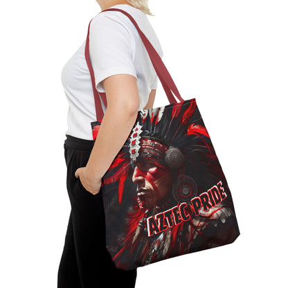 Aztec Loyal Warrior Tote Bag – Aztec-Inspired Reusable Shopping Bag | GringoArte