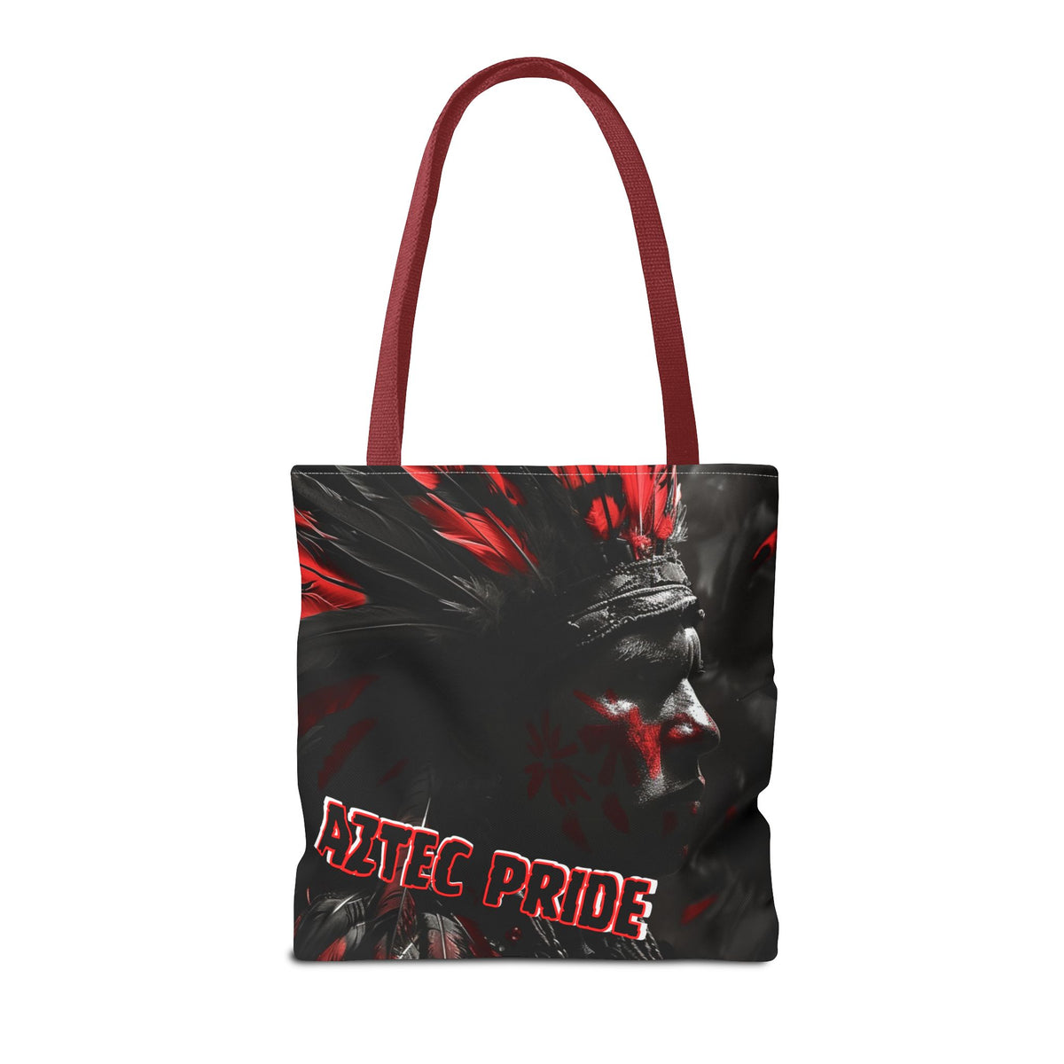 Aztec Jaguar Warrior Tote Bag – Aztec-Inspired Reusable Shopping Bag | GringoArte