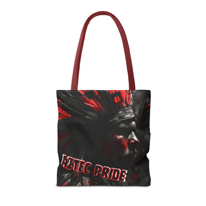 Aztec Jaguar Warrior Tote Bag – Aztec-Inspired Reusable Shopping Bag | GringoArte