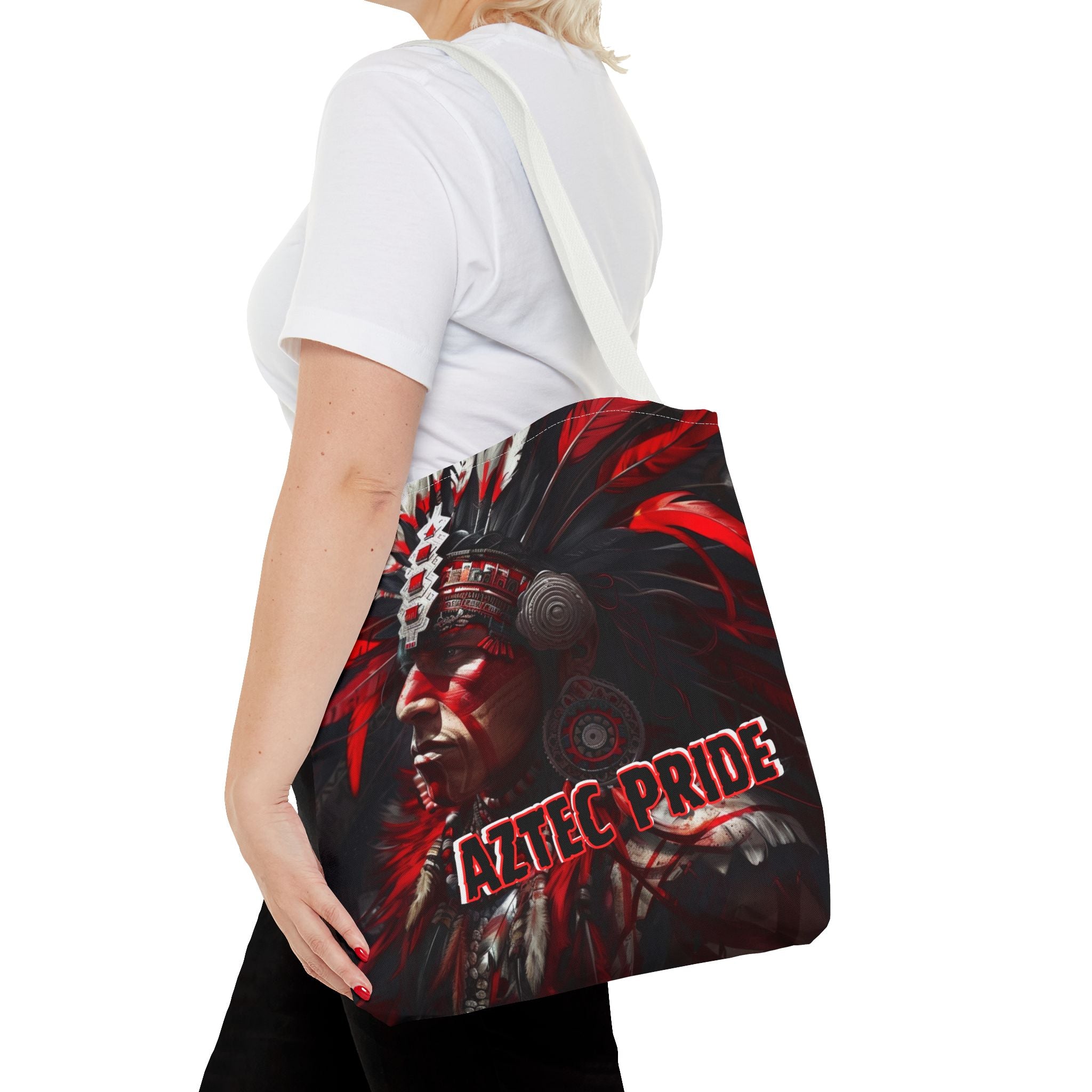 Aztec Loyal Warrior Tote Bag – Aztec-Inspired Reusable Shopping Bag | GringoArte