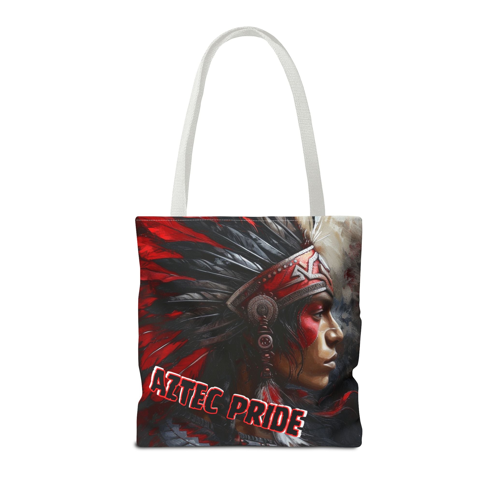 Aztec Silent Warrior Tote Bag – Aztec-Inspired Reusable Shopping Bag | GringoArte
