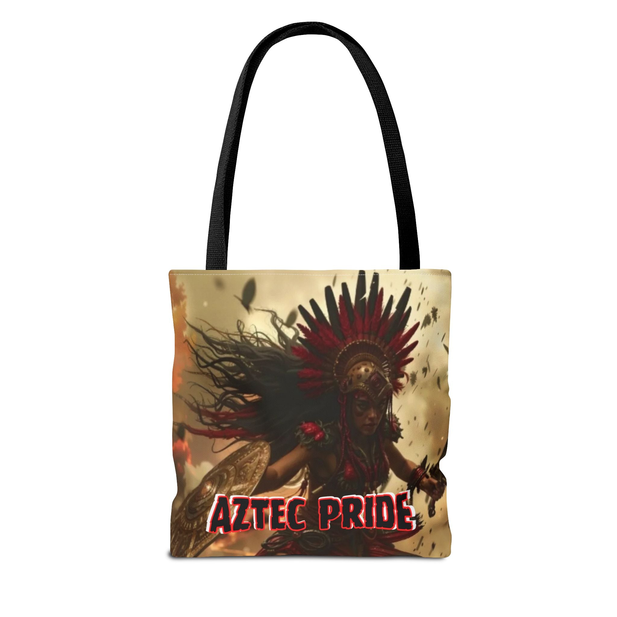 Aztec Bloodwar Queen Tote Bag – Aztec-Inspired Reusable Shopping Bag | GringoArte