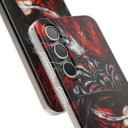 Aztec King of Kings – Flexi Phone Case (iPhone & Samsung • Clear TPU • Made in USA • Personalized Option)
