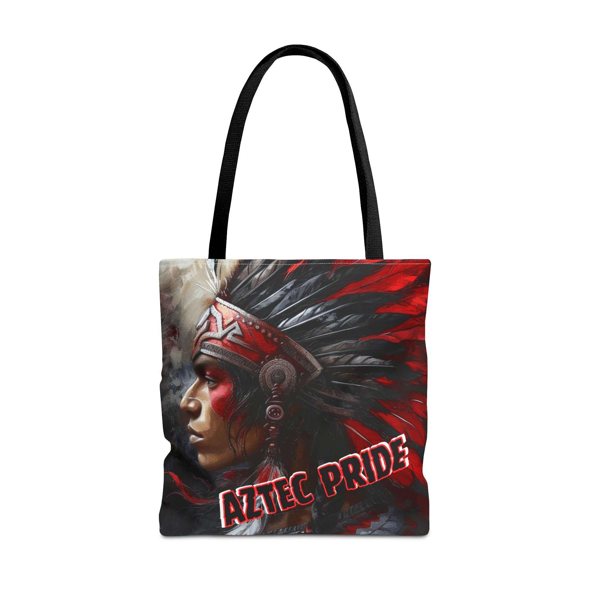 Aztec Silent Warrior Tote Bag – Aztec-Inspired Reusable Shopping Bag | GringoArte