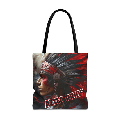 Aztec Silent Warrior Tote Bag – Aztec-Inspired Reusable Shopping Bag | GringoArte