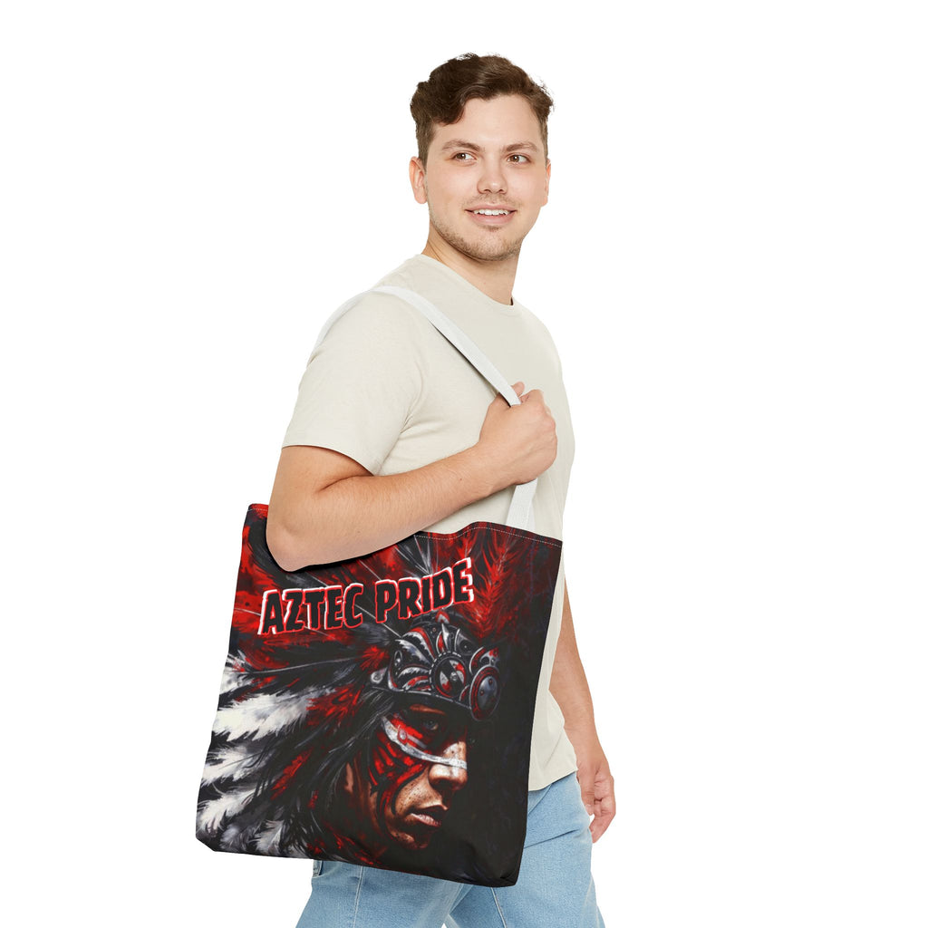 Aztec King of Kings Tote Bag – Aztec-Inspired Reusable Shopping Bag | GringoArte